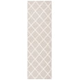 thumbnail image 2 of Safavieh Dhurries Victor Geometric Runner Rug, Gray/Ivory, 2'6" x 6', 2 of 8