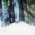 thumbnail image 4 of Un conjunto (bosque de pinos verde oscuro) con 12 ganchos Cortina de ducha Impresión digital 3D de paisaje Cortinas de ducha impermeables resistentes al moho Lavables, cortinas de baño de tela de poli, 4 of 5