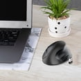 thumbnail image 6 of Small Hand Ergonomic Mouse, Vertical Wireless Mouse - Rechargeable 2.4GHz Optical Vertical Mice for Laptop, PC, Computer, Desktop, Notebook etc, Black, 6 of 6