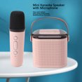 thumbnail image 3 of Mini Karaoke Machine,  Portable  Speaker RGB Light  for Family Home Party, 3 of 8