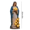 thumbnail image 3 of Virgin Mary Garden Light, 8 Inch Solar Outdoor Mary Statue with LED Glowing Roses, Religious Gifts to Mom, Blessed Mother Garden Statue for Catholic Garden Decor(Mary), 3 of 6
