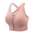 thumbnail image 3 of IROINNID Discount Cross-Back Bra for Women Sports Bras with No Steel Rings Adjust Yoga Fitness Bra,Pink, 3 of 4