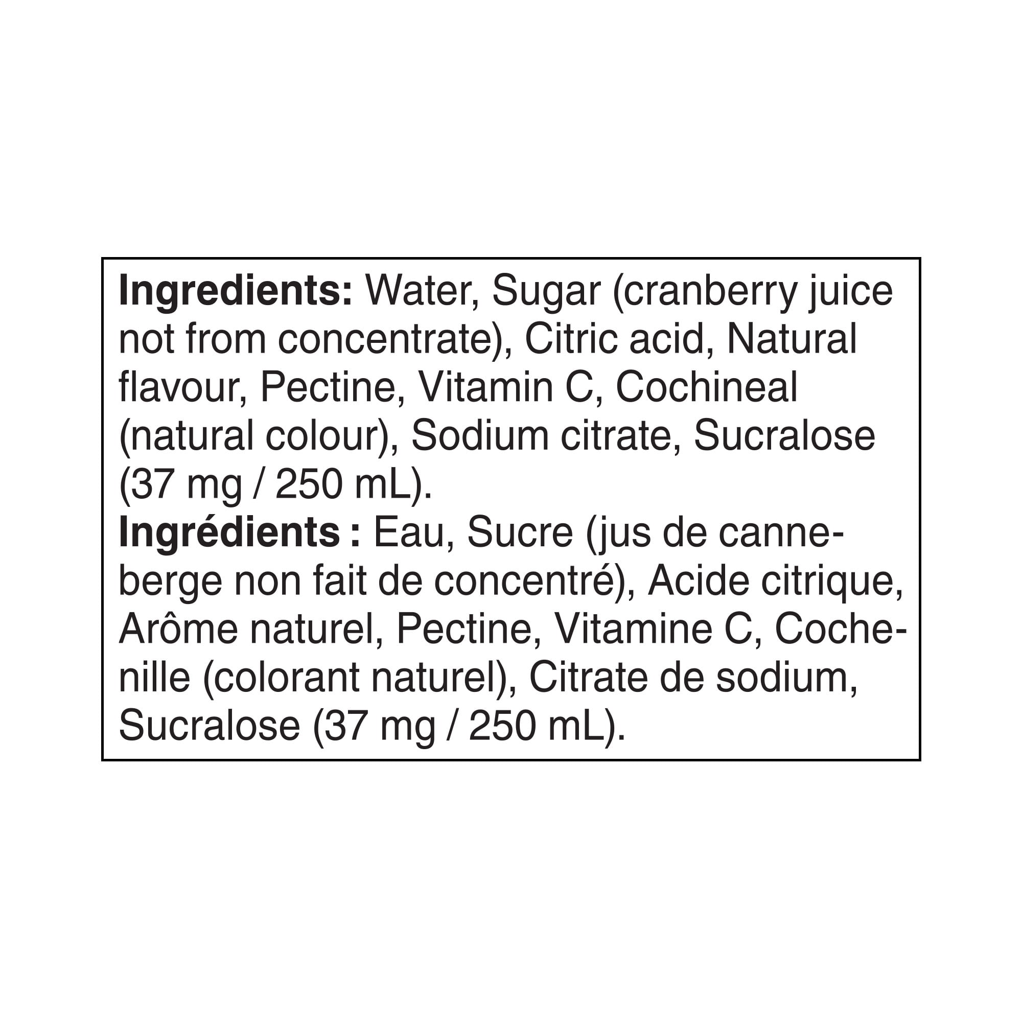 Breuvage diète de canneberge Allen's