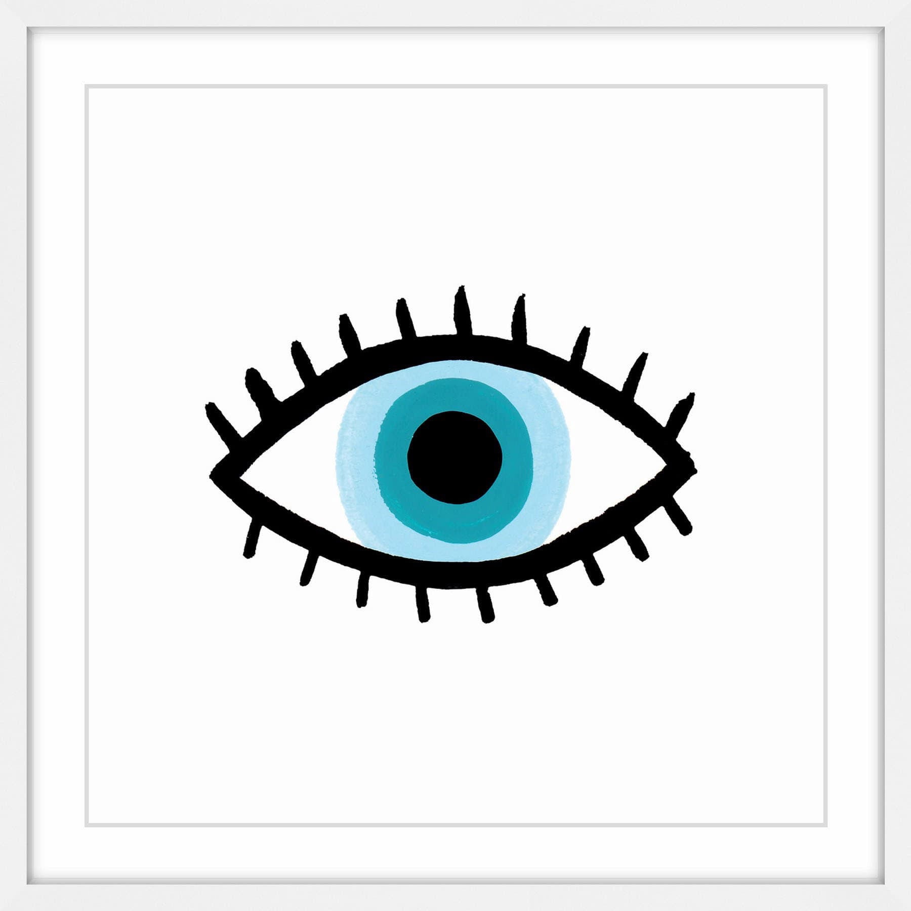 "Eye See You" Framed Painting Print