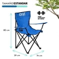 thumbnail image 2 of Set de 2 Sillas Plegables para Camping y Playa con Portavasos – EKE Life Home, 2 of 7