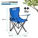 thumbnail image 2 of Set de 2 Sillas Plegables para Camping y Playa con Portavasos – EKE Life Home, 2 of 7