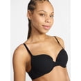 thumbnail image 3 of No Boundaries Fit Stretch Push Up Underwire Bra, Women's 34A-42DD, 3 of 4