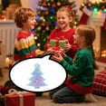 thumbnail image 4 of Taicans Shiny Christmas LED Ornaments - Bear,Tree,Cake,Snowman & Star Designs - Battery Operated & Waterproof - Perfect for Holiday Tree Decorations,Indoor/Outdoor Use‌, 4 of 6