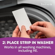Tru Earth Compact Dry Laundry Detergent - Up to 64 Loads (32 Sheets) - Paraben-Free - Original Eco-Strip Liquidless Detergent, Travel Sheets - Lilac Breeze | Packaging May Vary