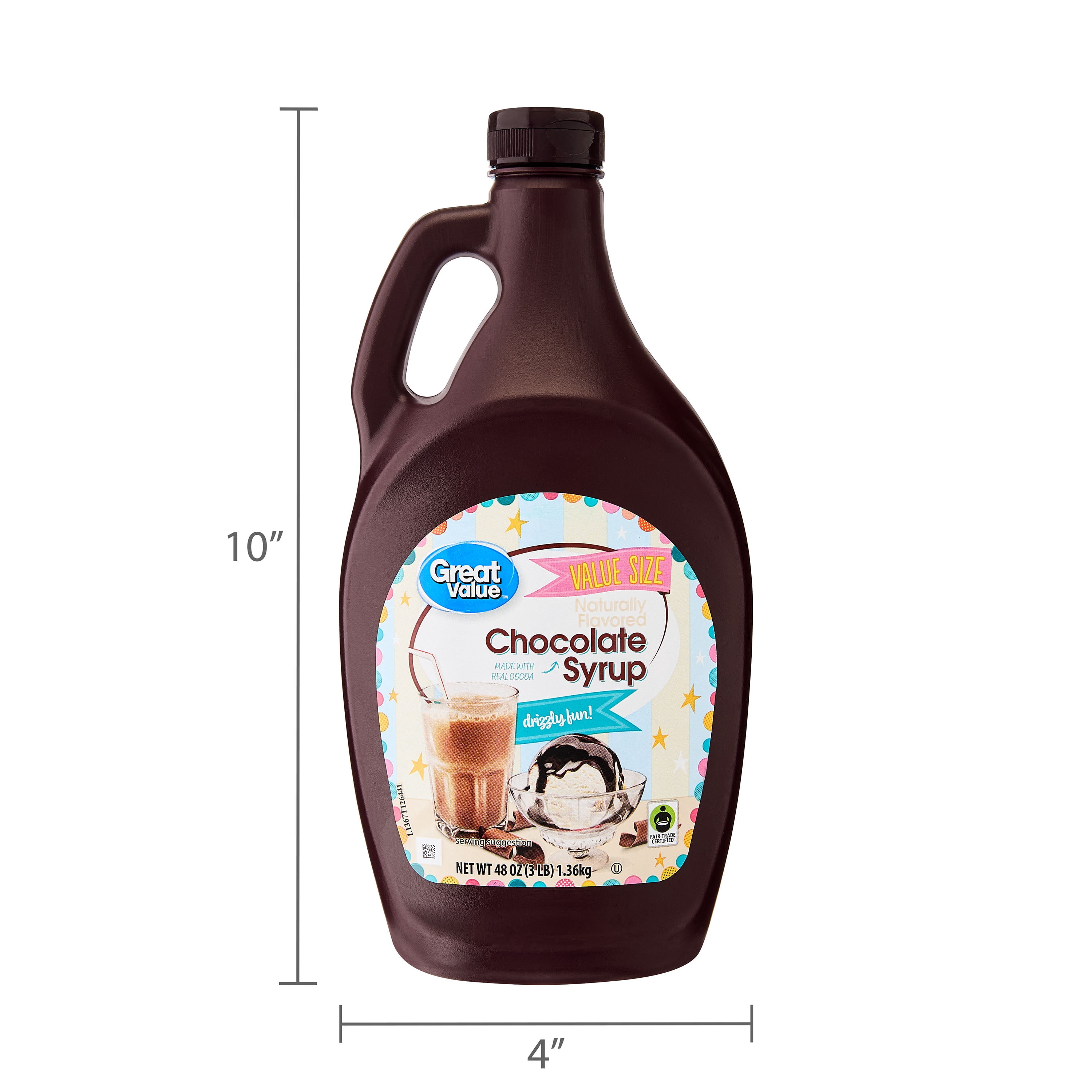 Great Value Chocolate Syrup, 48 oz