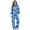 Blue Paw Print, variant on Cow Print 2 Piece Outfits for Women Long Sleeve Pullover and Wide Leg Pants Casual Cozy Track Suit Set for Getaways Weekend Trips Daily Wear, L