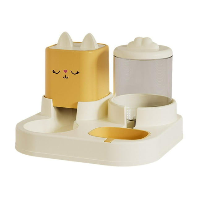 Alimentador automático para mascotas, comedero para comida, resistente, fácil de limpiar, bebedero para gatos, contenedor de comida, dispensador de