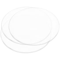 PAMINGONO Clear Acrylic Round Blanks 3Pcs for DIY Projects and Craft Materials