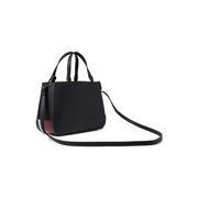 Tommy Hilfiger Womens Dawn II Convertible CZ Satchel W/Pouch Black Medium