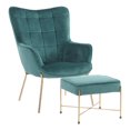 thumbnail image 1 of Izzy Contemporary Chair with Ottoman by LumiSource, 1 of 9