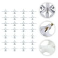 thumbnail image 6 of 250PCS Gypsum Board Aircraft Type Expansion Tube Hollow Bulge Plug (White M8X38), 6 of 8