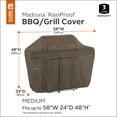 thumbnail image 2 of Classic Accessories Madrona Waterproof 58 Inch BBQ Grill Cover, 2 of 4