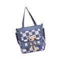 thumbnail image 3 of Bolso de hombro para mujer jinwen Gran Capacidad Azul, 3 of 8