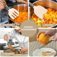 thumbnail image 3 of Kitchen Cooking Utensils Set, Heat Resistant Silicone Kitchen Utensils Spatula Set with Holder, 30 PCS Khaki Kitchen Utensil Gadgets Tools Set for Nonstick Cookware, 3 of 9