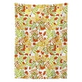 thumbnail image 3 of Ambesonne Rowan Tablecloth Rectangular Table Cover, Rural Plants Wilderness, 52"x70", Green Orange Yellow, 3 of 4