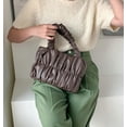 thumbnail image 3 of Kukuzhu Shoulder Bags for Women Fashion Bucket Hobo Bag Casual Pleated Tote Handbag, 3 of 5