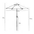 thumbnail image 5 of Davee furniture 7.5' Round Patio Umbrella Outdoor Table Market Umbrella(Aqua blue), 5 of 7
