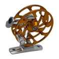 thumbnail image 2 of MAGIDEAL Fly Fishing Reel Portable Fishing Tool Fly Reel for Freshwater and Saltwater Gold, 2 of 8