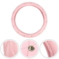 thumbnail image 6 of SPRING Car Pink Red Steering Wheel Cover 37-38Cm Bling Protector With Rhinestone Steering Wheel Case Decoration Interior Accessories, 6 of 9