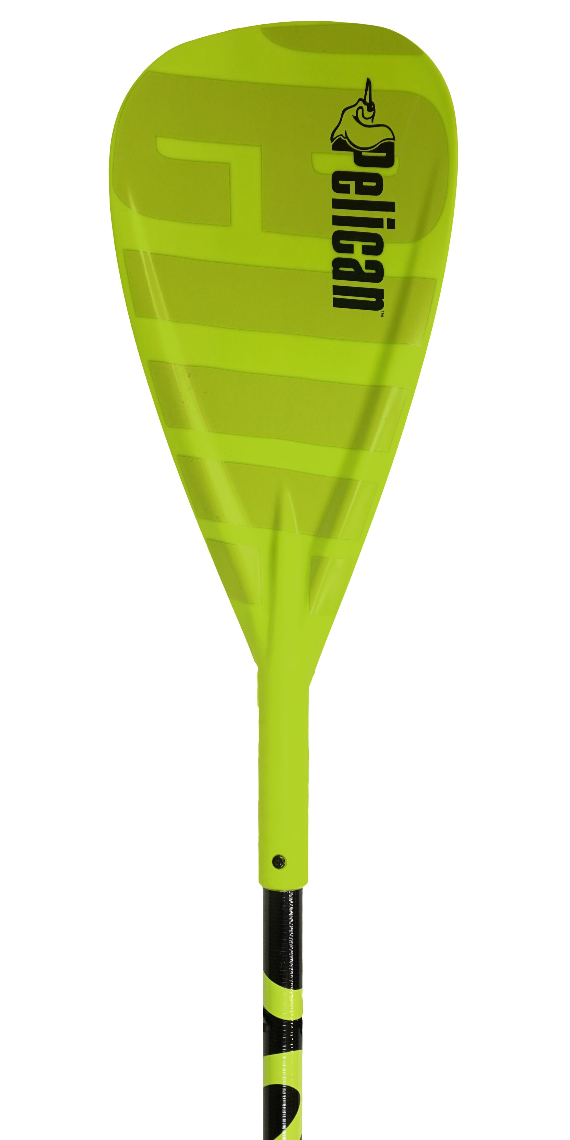 Pelican Vate Paddle Lightweight Fiberglass SUP Paddle - Adjustable Paddle from 70 to 87 in - Black/Yellow