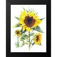 thumbnail image 2 of Babbitt, Gwendolyn 19x24 Black Modern Framed Museum Art Print Titled - Sunflowers, 2 of 5