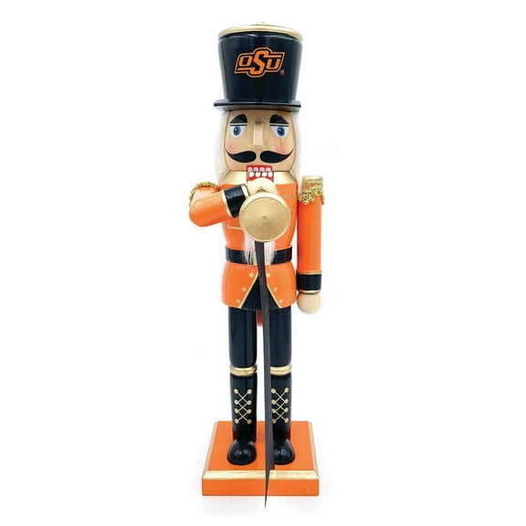 Oklahoma State Cowboys 14" Bugler Nutcracker
