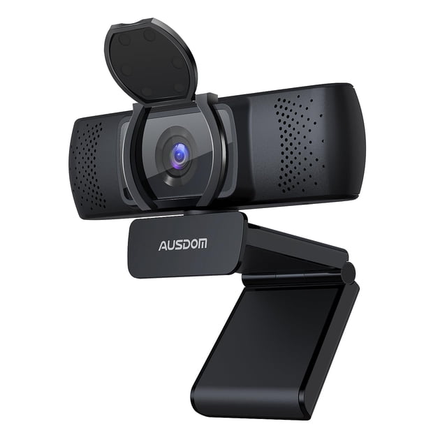Cámara web AUSDOM AF640 1080P con micrófono 90° FOV USB