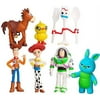 Toy Story Toys - Set of 7 Action Figures with Woody, Buzz and Rex - Fun Party Supplies for Toddlers - Cake Topper Set for Birthday