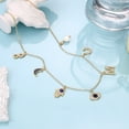 thumbnail image 3 of TINGN Evil Eye Necklace for Women 14K Gold Plated Evil Eye Necklace Choker Necklaces, 3 of 5