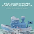 thumbnail image 3 of Qocolhg Windup Ship Bath Toys for 1 Year Old Boy, Funny Wind-up Steamship Bathtub Toy Clockwork Boat Water Toy Steamboat Tub Toy Steamer Pool Toy, Birthday Christmas Gifts for Kids Boys Girls, 3 of 9