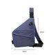 thumbnail image 3 of Bolsa Riñoneras informales para hombre bandolera Oxford ajustable accesorios para deportes al aire libre JShteea Para Estrenar, 3 of 8