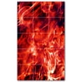 thumbnail image 1 of Picture-Tiles.com: Fire Ceramic Tile Wall Mural WAL500608-35M. 18"W x 30"H using (15) 6" x 6" Ceramic Tiles-Satin Finish, 1 of 3