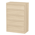 thumbnail image 1 of Garvee Commode à 5 Tiroirs, 43 Pouces de Hauteur avec Grand Espace de Rangement, Organisateur de Commode Moderne, Couleur Bois, 1 of 6