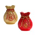 thumbnail image 1 of 2 Jarrones de Resina con Forma de Bolsa de Dinero, Jarrón de Brotes, Bolsa de, 1 of 9