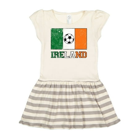 

Inktastic Irish Soccer Gift Toddler Girl Dress