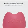 thumbnail image 2 of Sidaley Altavoz Bluetooth de gatito para niños, reproductor de música recargable inalámbrico, altavoz Bluetooth resistente al agua de silicona Sistemas de cine en casa Rosado, 2 of 6