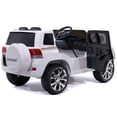 thumbnail image 5 of Toyota Land Cruiser 12V Kids Ride-On Car with R/C Parental Remote, LED Lights, MP3 Player, Safety Seatbelt, 5 of 10
