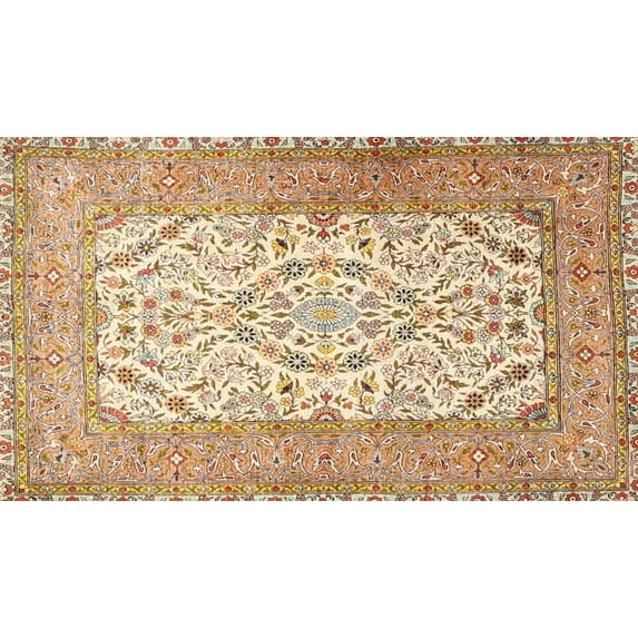 Ahgly Company Indoor Rectangle Traditional Chocolate Brown Persian Area Rugs, 2' x 5'