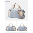 thumbnail image 2 of Bolsa De Ejercicios Bolsa de fitness para mujer Bolsa deportiva de gran capacidad para viajes y natación (azul hielo) Hugtrwg Para Estrenar, 2 of 9