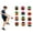 G, variant on STPToys 10Pcs 4-Color Mesh Sand Filled Kick Ball, Soft Round Throwing Ball for Outdoor & Indoor Activities, Party Favors & Small Gifts