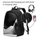 thumbnail image 2 of Fotbe Black White Fluid Sculpture Mochila con Estampado y Puerto USB para Hombre y Mujer, Mochila Antirrobo, Mochila de Viaje, Mochila Escolar, Mochila Universitaria, 2 of 7