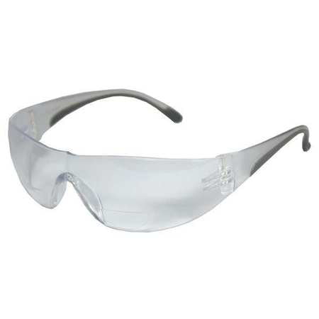 BOUTON OPTICAL Bifocal Safety Read Glasses,+1.75,Clear 250-27-0017