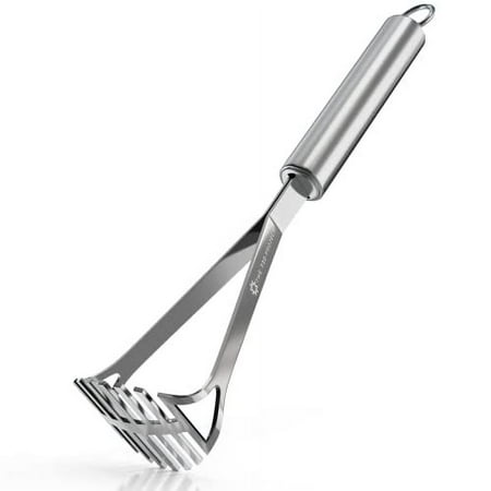 

Mighty Masher â€“ Stainless Steel Baby Food Masher | Mini Avocado Masher Stainless Steel Potato Masher | Food Masher Tool Baby Food Smasher | Egg Rice Fruit smasher for baby