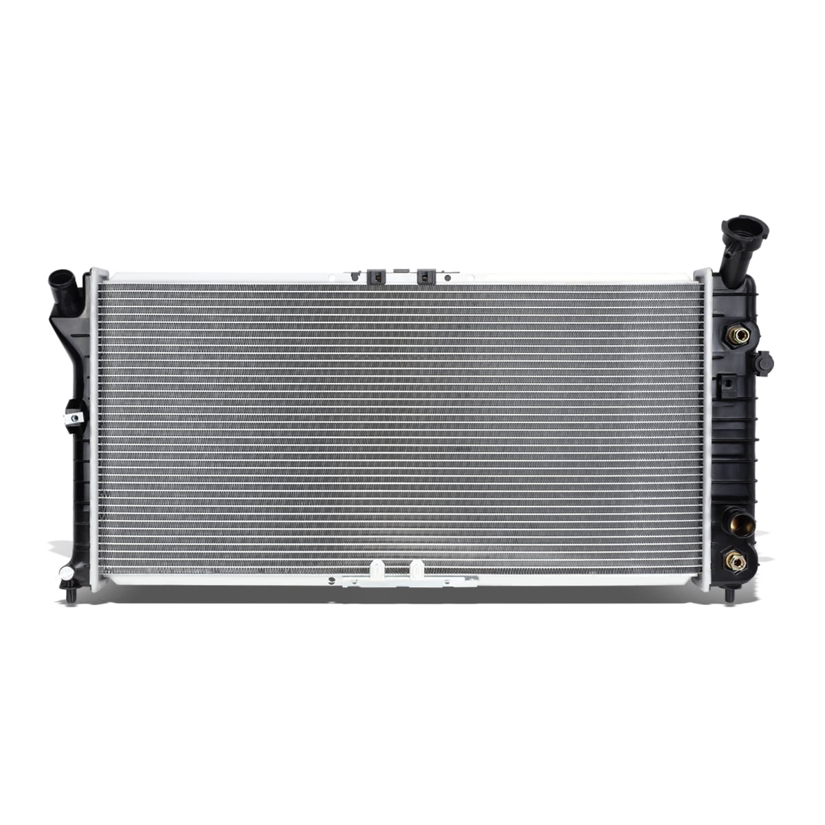 DNA Motoring OEM-RA-1889 Aluminum Core Radiator DPI 1889,Black Metallic