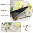 thumbnail image 6 of Summer Fruit Washable Area Rug 8x10 Watercolor Yellow Lemon Rustic Farmhouse Leaves Low-Profile Large Area Rugs with Non Slip Backing Indoor Floor Carpet for Entrance Living Room Bedroom Home Office, 6 of 9